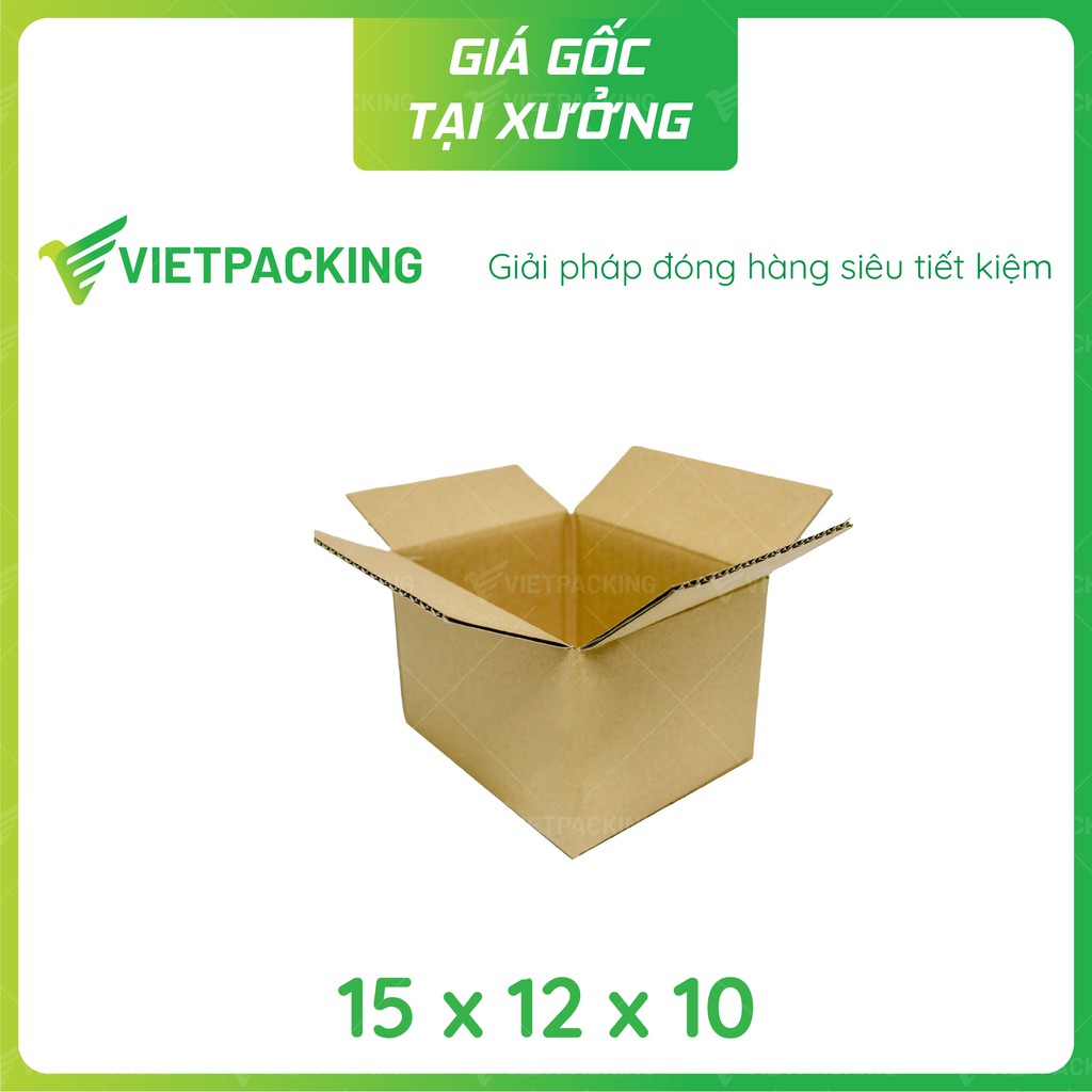 15x12x10 - 30 hộp carton đóng gói hàng đẹp V072