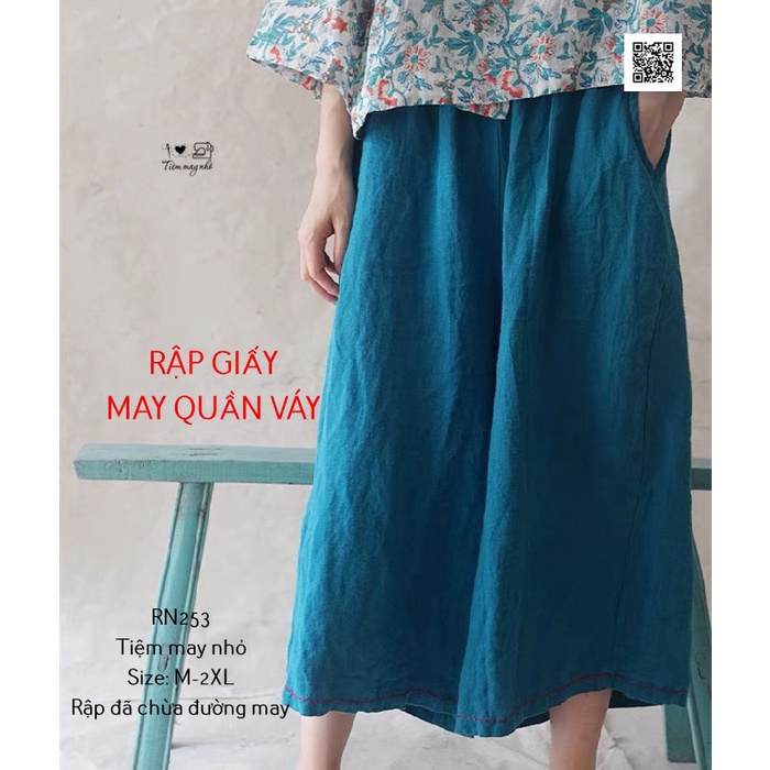 RN253_Rập giấy may quần váy nữ