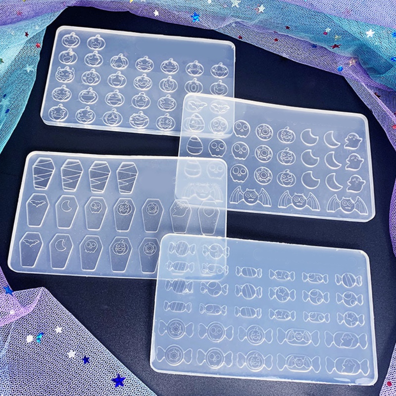 Khuôn Silicone Làm Bông Tai Phong Cách Halloween Độc Đáo