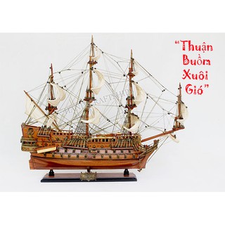 Mô hình tàu thuyền chiến cổ Sanfelipe (Thân: 60cm)