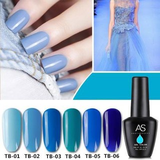 Set sơn gel AS loại 1 màu xanh