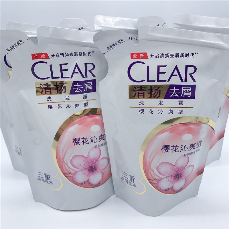 Dầu gội Clear bạc hà và hoa anh đào 200ml dạng túi