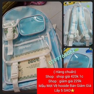 [Khuyến Mãi] BALO DEGREY Cao Cấp (Đám Mây),Full TAG & GIẤY THƠM