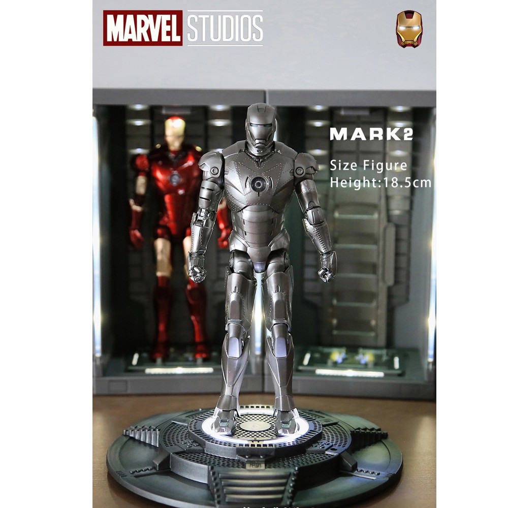 (Hàng Có Sẵn) Mô hình Iron Man Mk2 ZD Toys chính hãng tỉ lệ 1:10