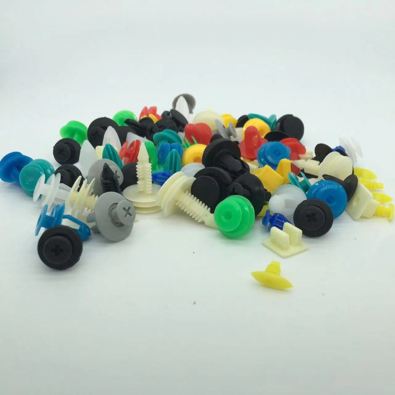 FENDER Bộ 100 Đinh Tán Nhựa Đủ Màu Sắc Cho Xe Hơi