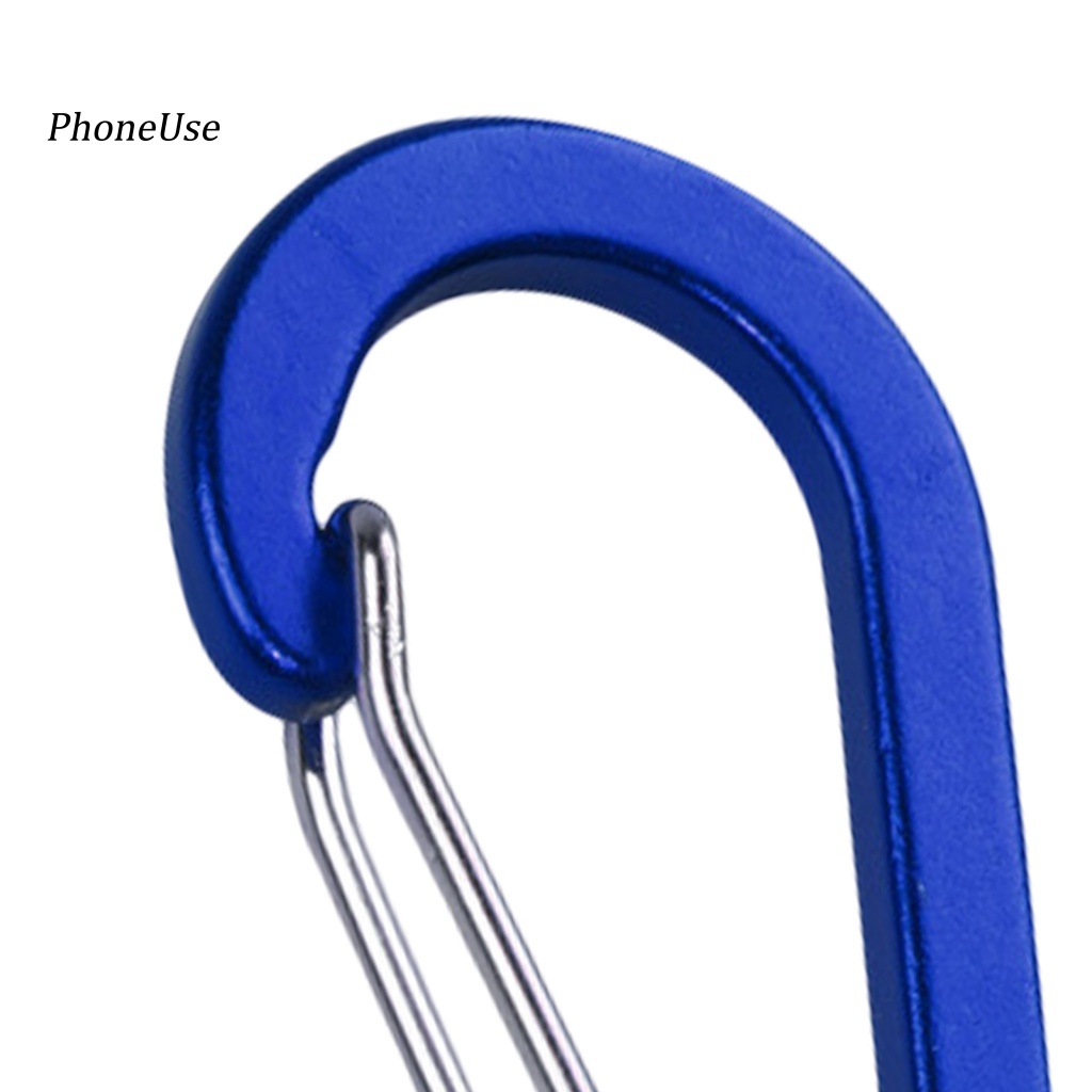 Pu Set 6 Móc Khóa Carabiner Hình Quả Bầu
