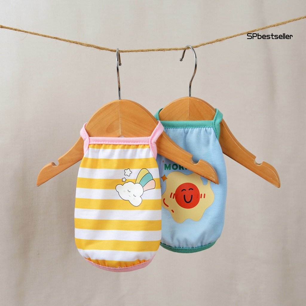 Áo Hai Dây Cotton In Họa Tiết Hoạt Hình Thời Trang Mùa Hè Cho Thú Cưng