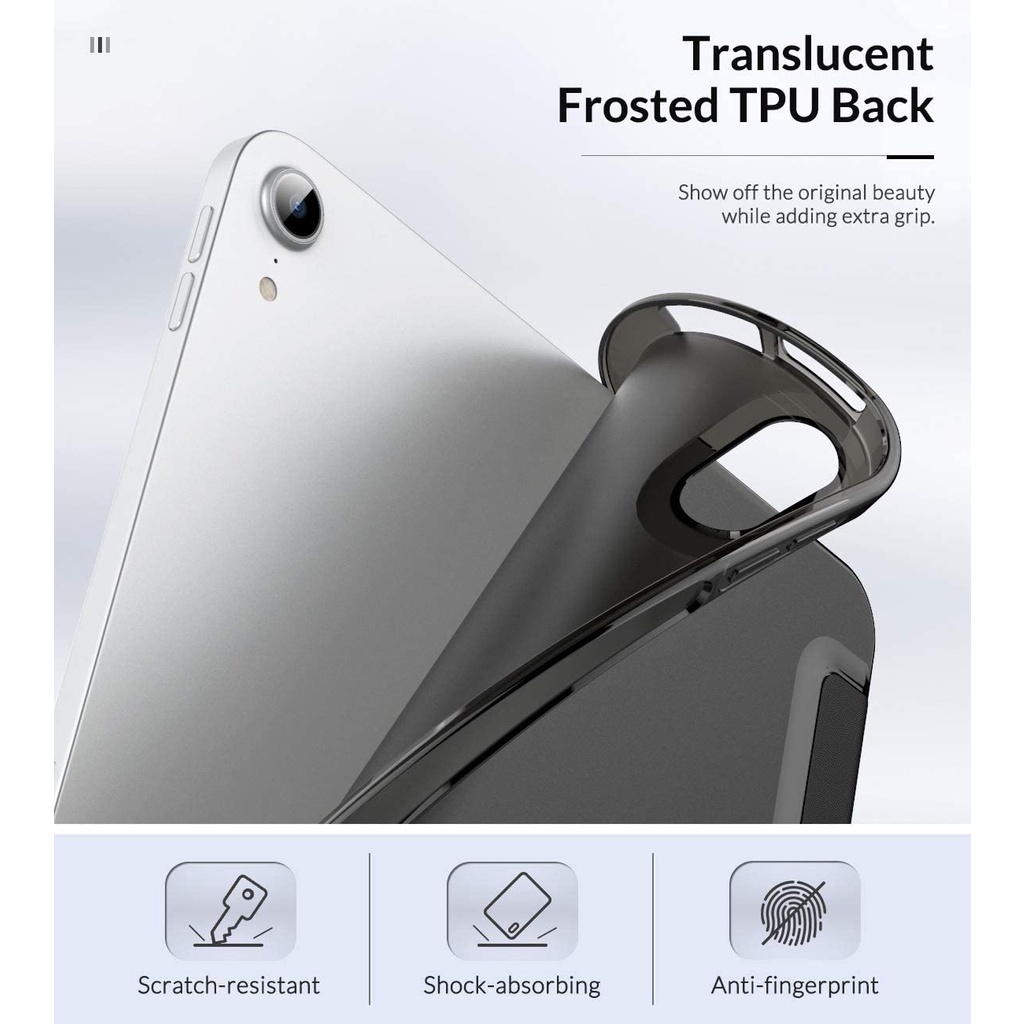 Bao Da Máy Tính Bảng Mềm Có Giá Đỡ Có Ngăn Đựng Bút Cảm Ứng Cho iPad Air 5th / 4th Gen10.9 Inch 2022 / 2020 / iPad 2nd