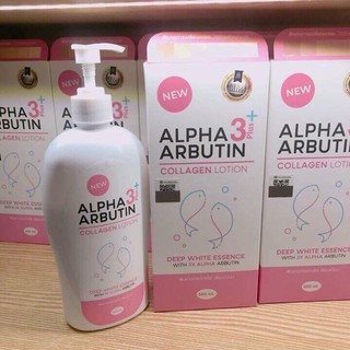 Sữa dưỡng thể trắng da Collagen Alpha Arbutin 500ml Thái Lan