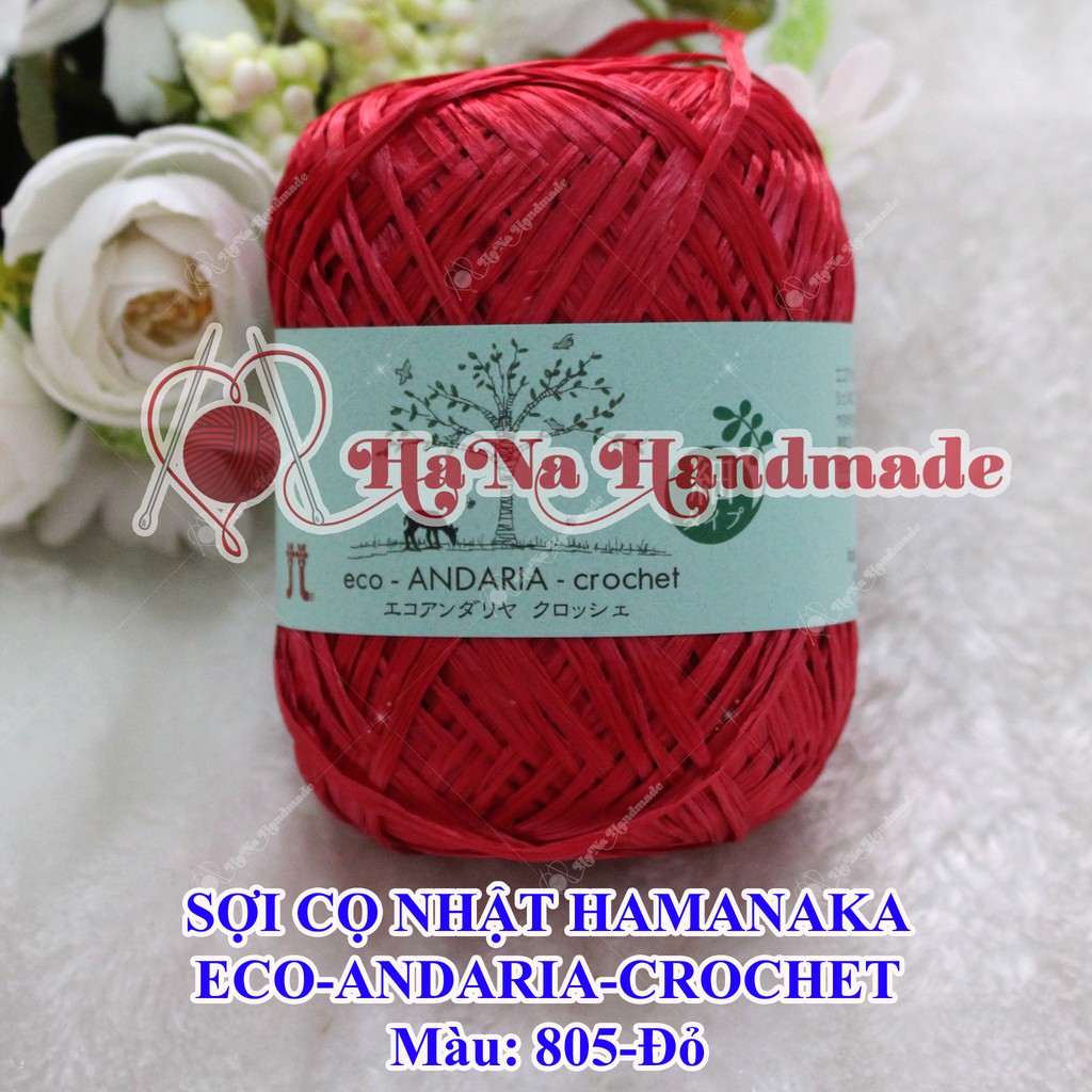 Sợi Cọ Nhật Hamanaka Eco Andaria Crochet