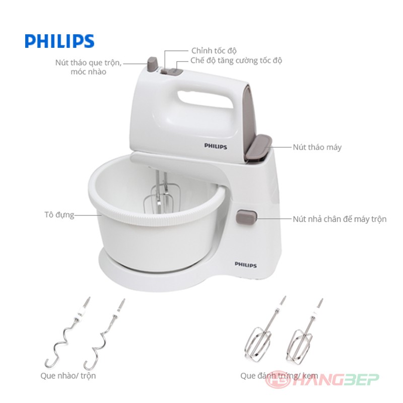 Máy đánh trứng Philips HR1559 - Bảo hành chính hãng 24 tháng