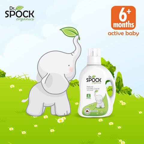 Nước giặt xả cho trẻ từ 0-6M, Sữa tắm gội Dr. Spock từ 0-6M, Nước rửa bình sữa Dr. Spock Organic