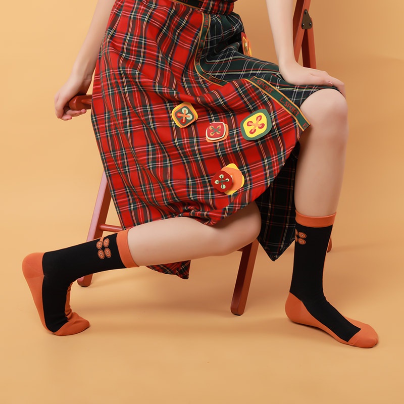 WAFNHA D103 Vớ Unisex In Họa Tiết Hoạt Hình