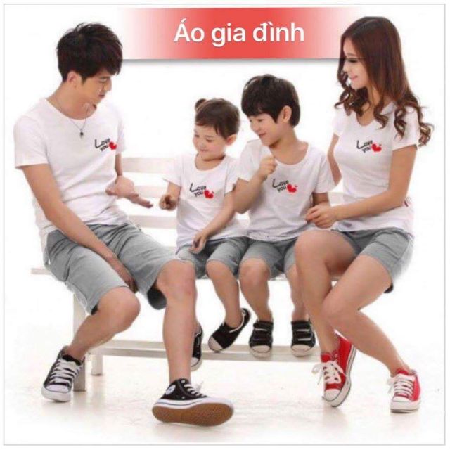 Áo CẶP + ÁO GIA ĐÌNH ĐỦ SIZE ĐỦ MÀU