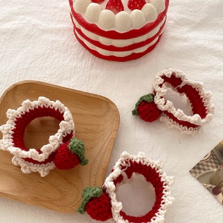 Dây Buộc Tóc Hình Quả Dâu Xinh Xắn Dành Cho Nữ