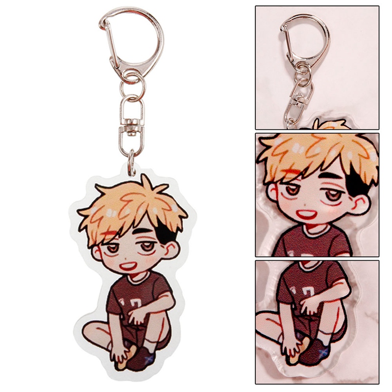 Móc khóa acrylic hình nhân vật Haikyuu độc đáo