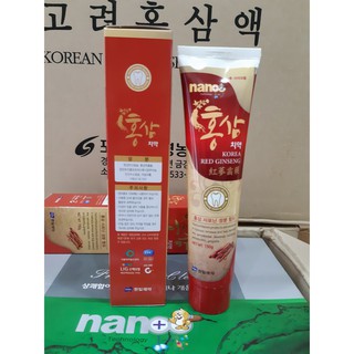 Kem đánh răng hồng sâm nano Hàn Quốc