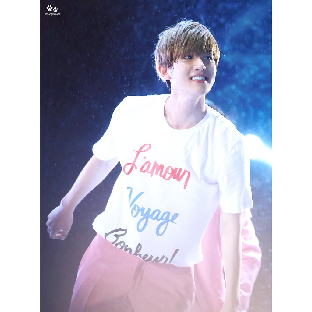 Áo thun Baekhyun L'amour Voyage Bonheur