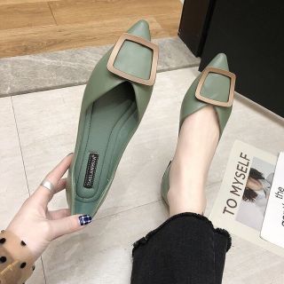 Giày da bệt mũi nhọn siêu sang
