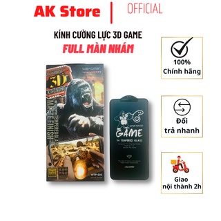 Kính Cường Lực ip NHÁM   3D Game WK Design Full Màn Hình Từ ip 6 đến ip 12ProMax