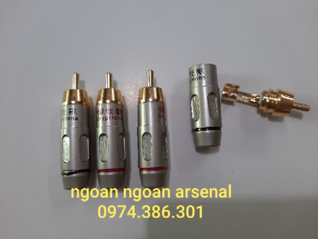 Jack rắc Av rca GRYPHONS chính hãng. Báo giá 1 cái