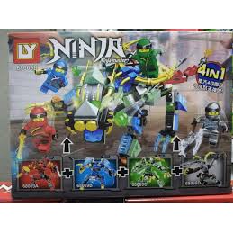 Lắp ráp xếp hình Lego LY 68069: Robot của các ninja