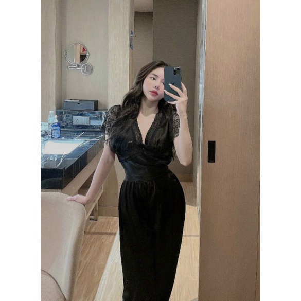 Đồ bộ nữ mặc nhà Đồ ngủ pyjama Cao Cấp Chất Lụa Mềm Mịn Mặc Mát mẫu thiết kế sang trọng