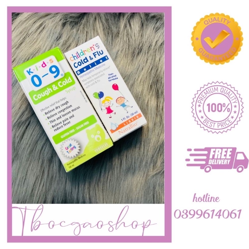 Siro vi lượng đồng căn kids 0-9 cough and Cold Canada