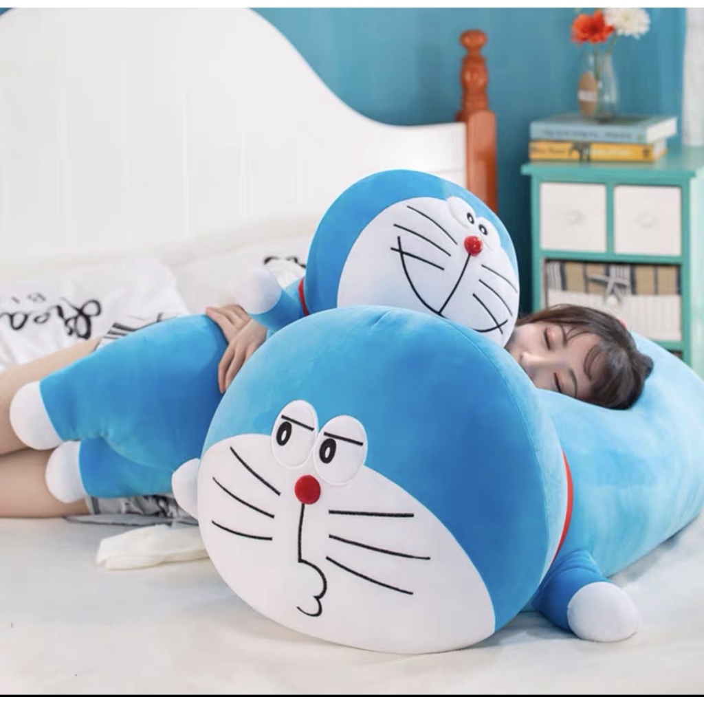 [DORAEMON] Gấu bông Doraemon dễ thương - mềm mịn, hàng nhập khẩu, size từ 80cm