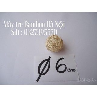 Đèn Bóng Mây Tre Đan