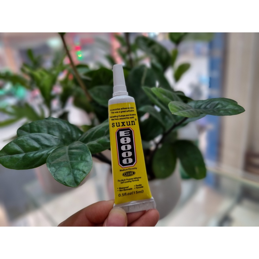Keo Dán Viền Màn Hình, Nắp Lưng Điện Thoại E8000 / B7000 15ml và 50m keo đa năng dán thủ công mỹ nghệ