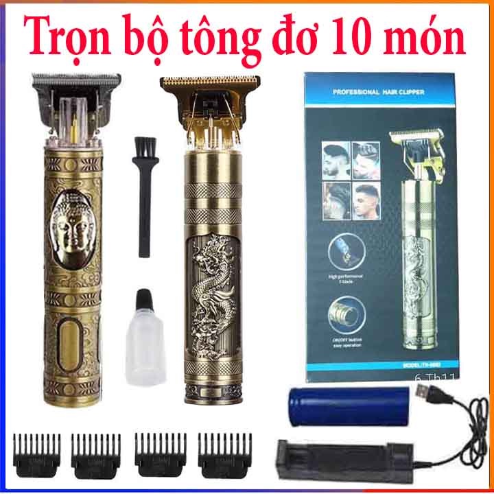 Tông đơ cắt tóc bấm viền sạc điện