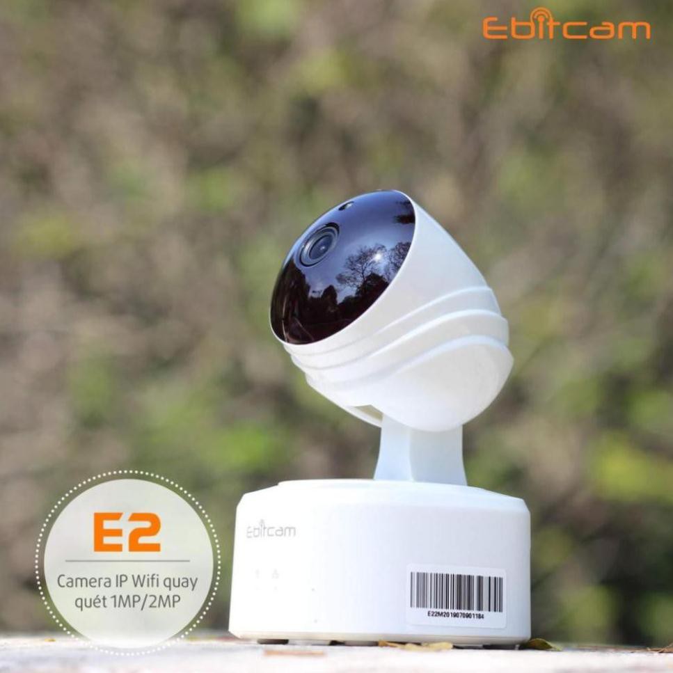 {Giá Sốc}Camera ip wifi không dây Ebitcam E2-1 MP(720P)Tăng khả năng lưu trữ gấp 5 lần camera thông thường BH 2 năm