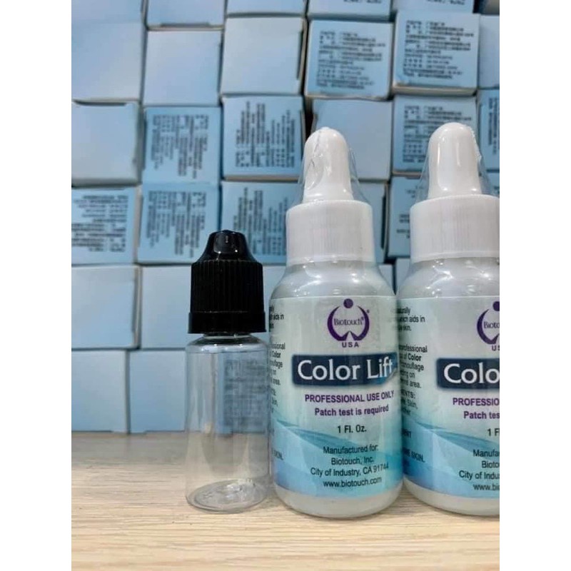 Dung Dịch Xóa Xăm Color Lift Mỹ - 30ml , Xóa Màu Mực Phun Xăm Thâm Mỹ DCPX