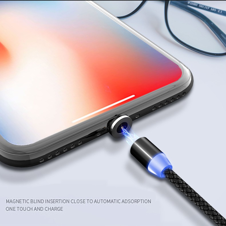 Dây Cáp Sạc Từ Tính Nam Châm T-rex Magnetic Charging 3 In 1