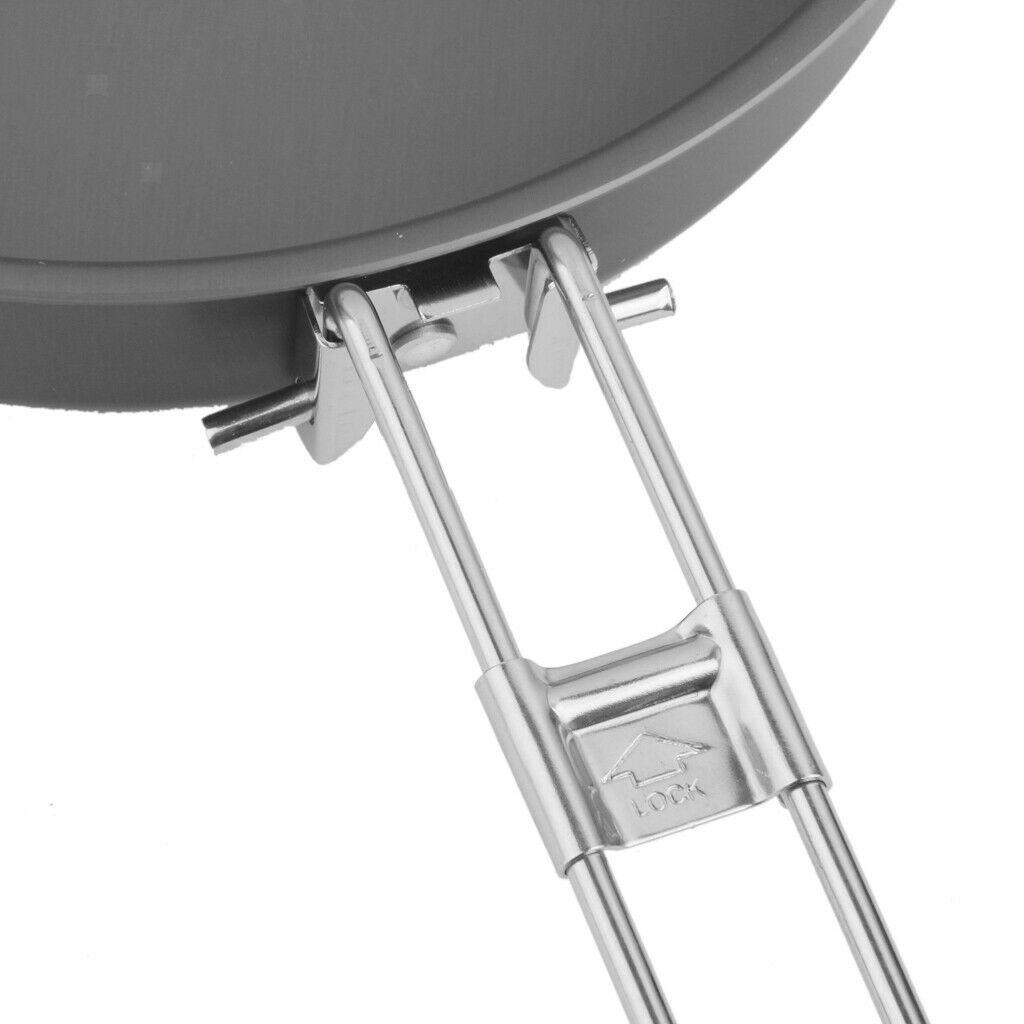 CONOPERY Chảo Chiên Chống Dính Có Tay Cầm Có Thể Gấp Gọn Tiện Dụng Khi Đi Cắm Trại