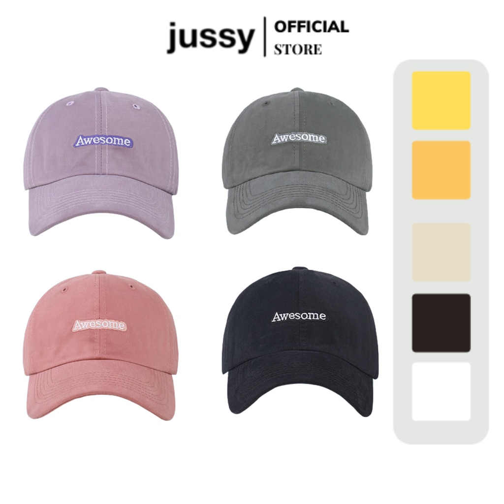 Mũ Lưỡi Trai Awesome Jussy Fashion Chất Vải Kaki Cotton Form Mềm 1 Lớp, Nón Kết Nam Nữ Thời Trang Unisex