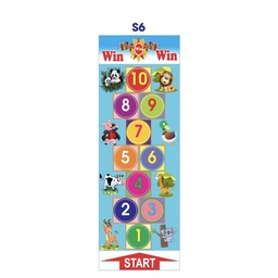 Thảm Nhảy bước chân chữ số cho bé