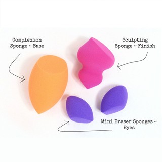 Set Bông Mút Tán Kem Nền RT REAL TECHNIQUES Miracle Complexion Sponge
