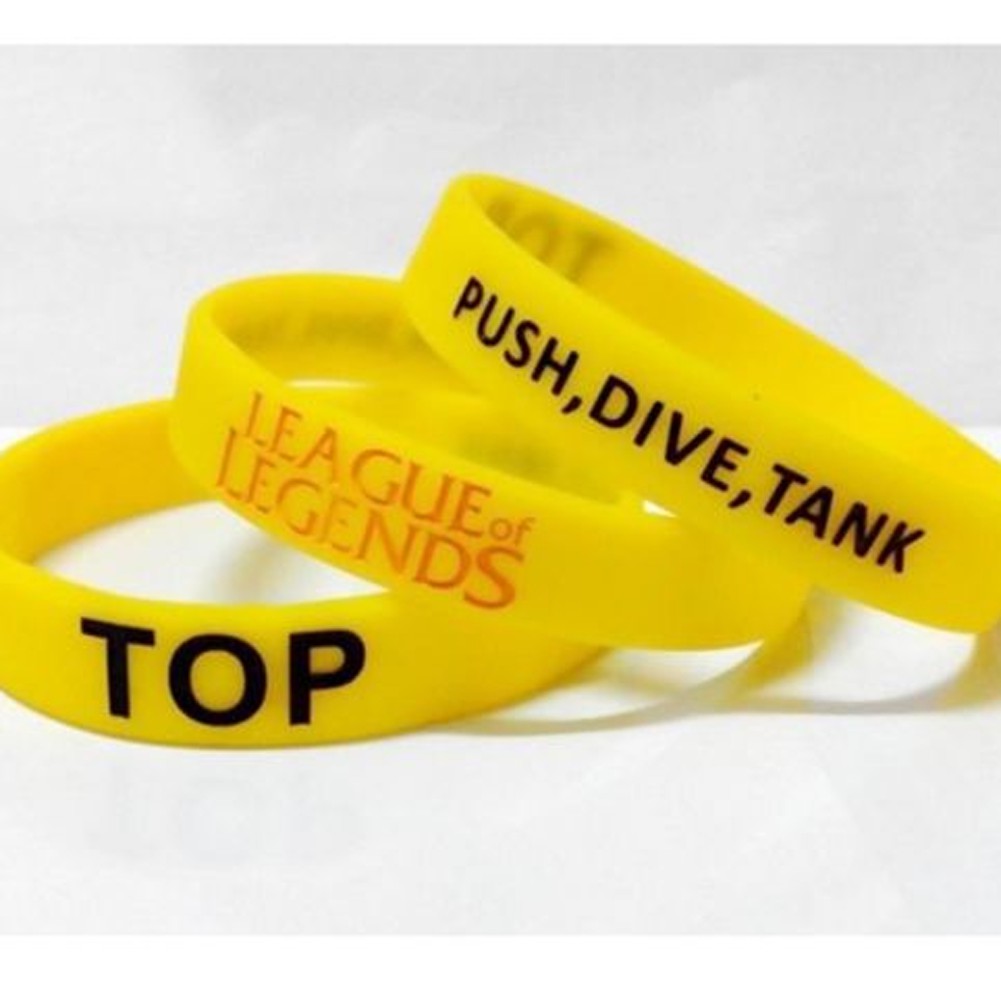 Vòng tay silicon phong cách game League Of Legends cá tính sáng tạo nhiều màu sắc