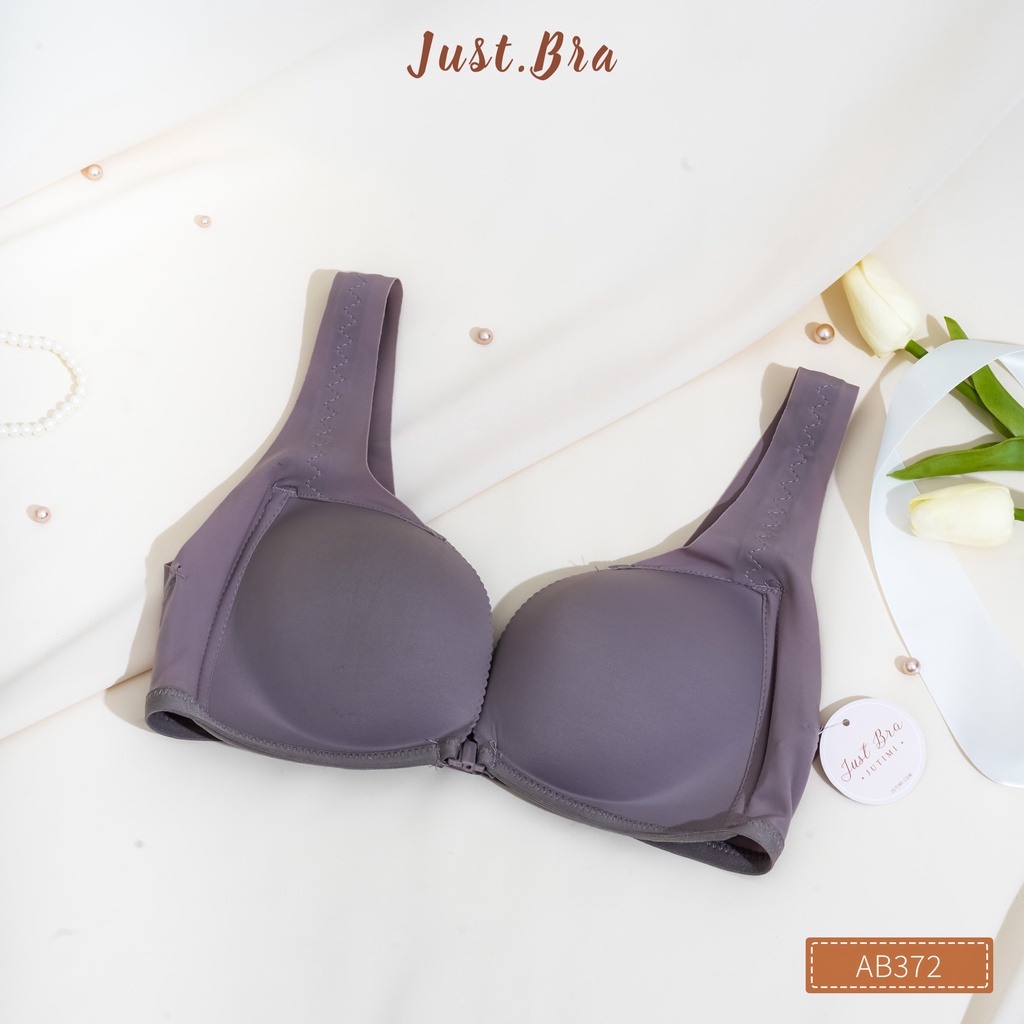 Áo ngực cài trước Just Bra thiết kế không gọng đệm mỏng tôn dáng AB372