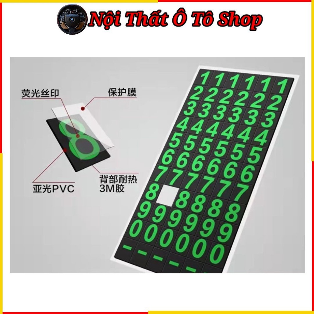 Bảng Ghi Số Điện Thoại Trên Ô Tô - Xe Hơi Khi Dừng Đỗ Và Gắn Tablo - Nội Thất Phụ Kiện Chính Hãng - Nội Thất Ô Tô Shop