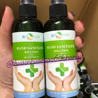 Xịt sát khuẩn(xịt tay sạch khuẩn) Biocos 100ml
