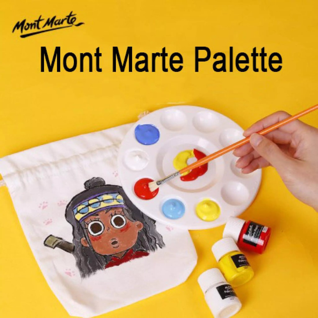 [Hỏa Tốc HCM] Khay Pha Màu Mont Marte Palette Các Loại - AMPL0001 / MAPL0014 / MCG0008