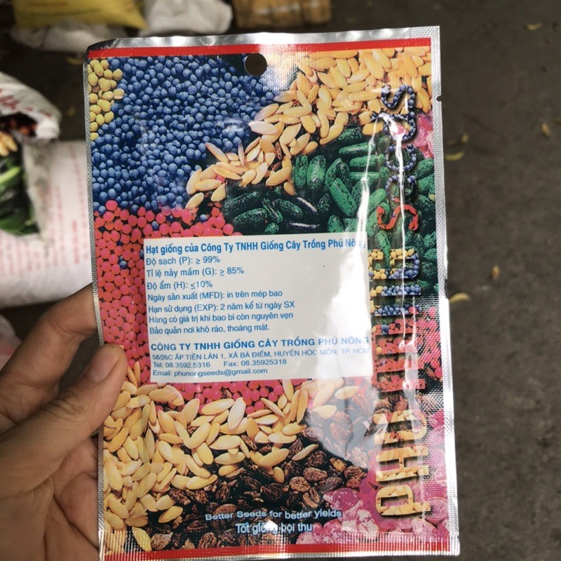 Hạt Giống Rau Bí Siêu Ngọn Giòn Ngọt, Năng Suất Cao 20gr, 50gr
