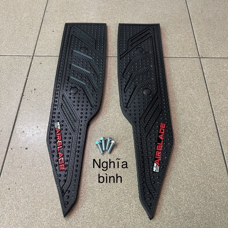 Thảm Lót Chân Xe Airblade 125~160cc Đời 2023 Mới Cao Su Dẻo