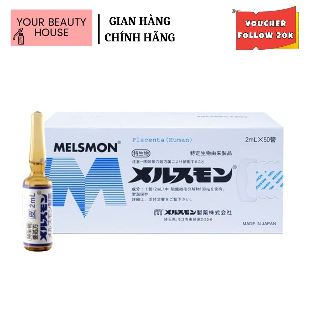 Melsmon - Tế bào gốc nhau thai dạng tiêm - Nhật Bản