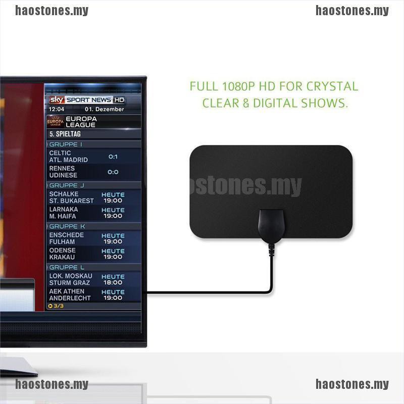 Ăng Ten Hdtv Trong Nhà 50-mile Khoảng Cách Thu Sóng 50 Dặm Và Phụ Kiện