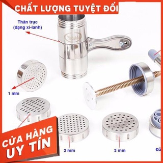 [XẢ KHO+FREE SHIP] Dụng cụ làm bún mì tươi 5 đầu inox cao cấp