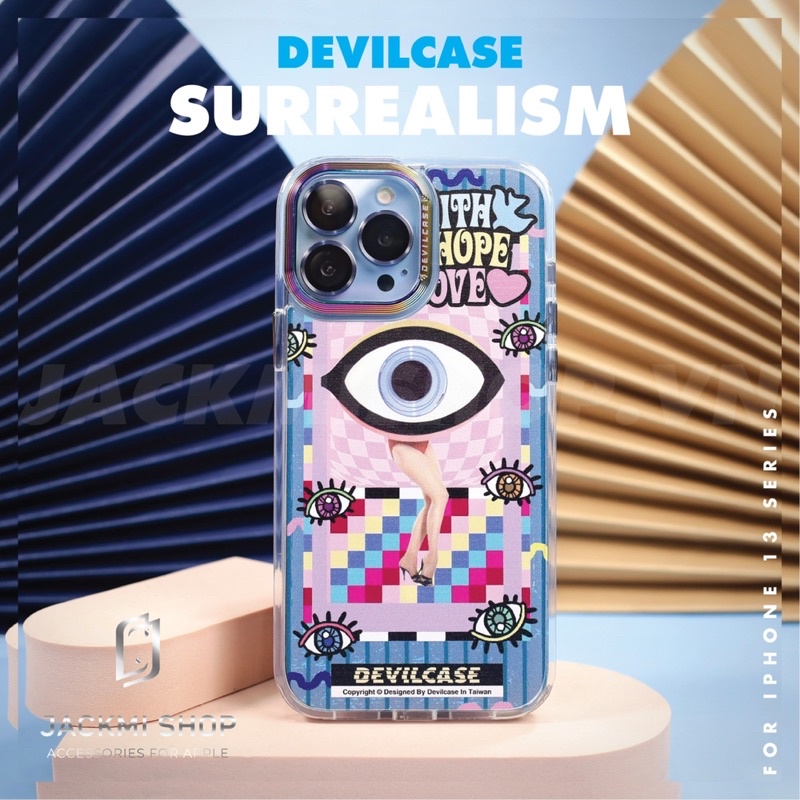Ốp lưng Devilcase Surrealis hỗ trợ sạc không dây cho điện thoại ip 13 13 pro 13 promax